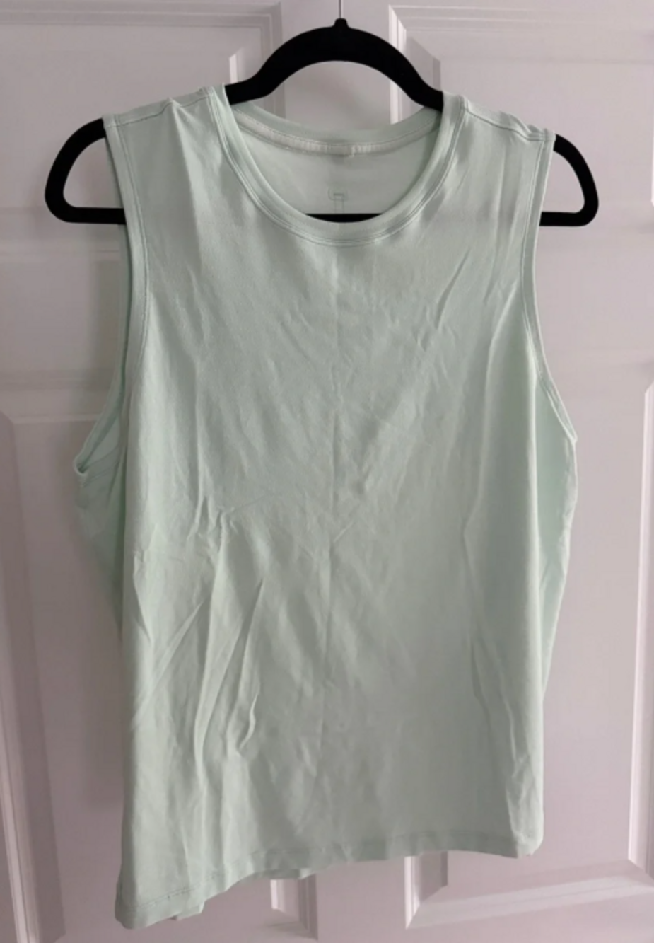 Light Mint Green Crew Neck Tank Top